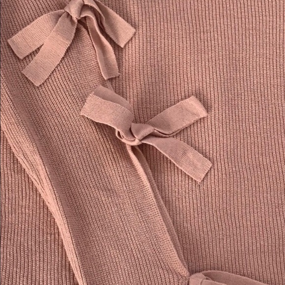 Ultra Flirt Tie Sleeve Sweater - Picture 3 of 5